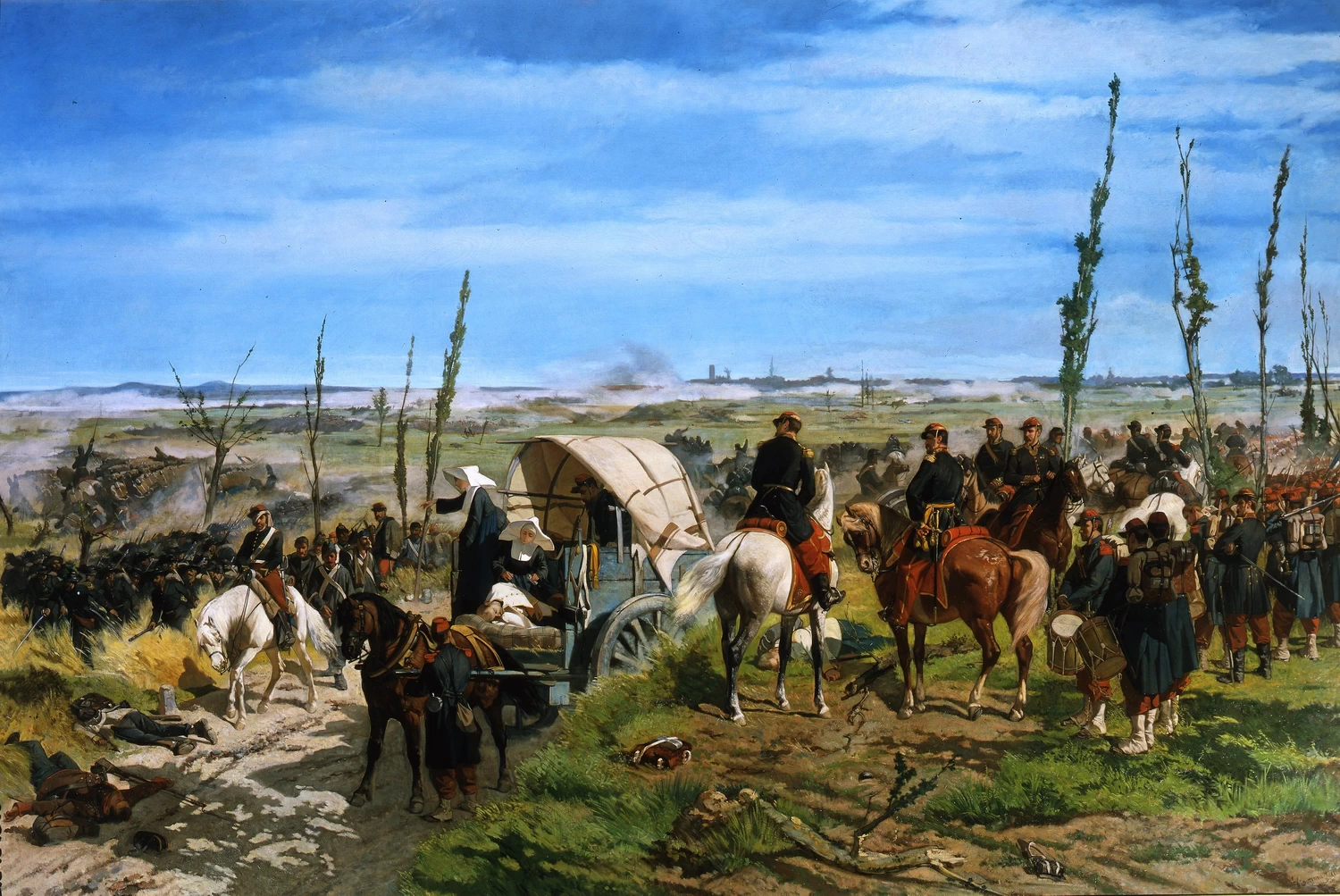 Il campo italiano dopo la battaglia di Magenta - Galleria d’Arte Moderna, Palazzo Pitti, Firenze